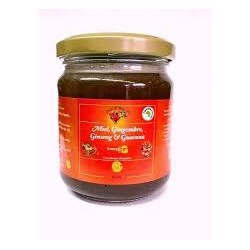 Miel, Gingembre, Ginseng & Guarana 250g