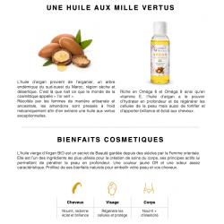 Huile vierge d'Argan 50ml - Balqis