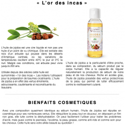 Huile vierge bio au Jojoba 50ml - Balqis