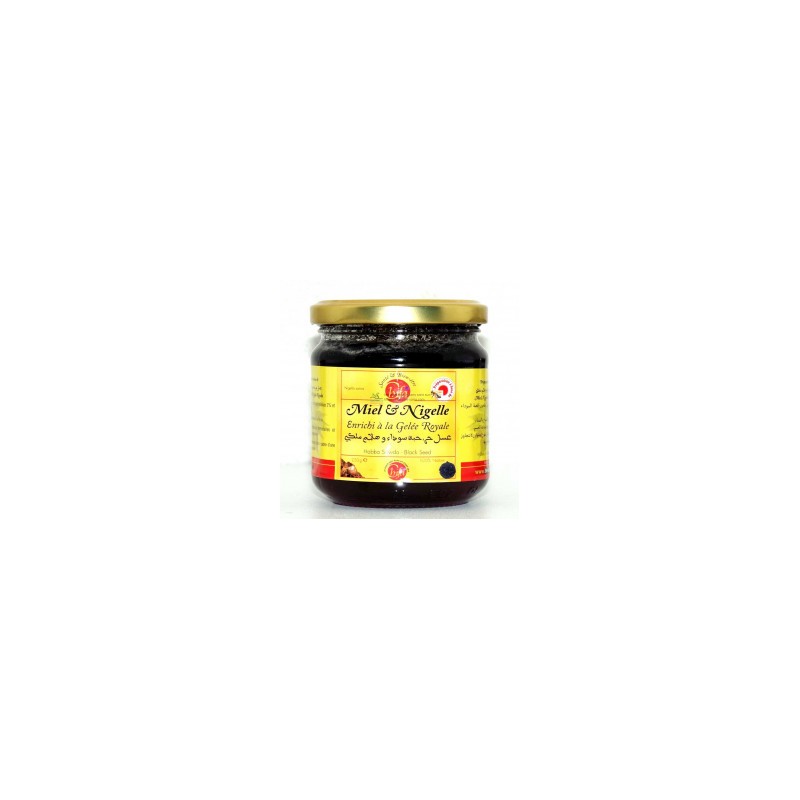 Miel & Nigelle enrichi à la gelée royale 250 gr - CHIFA
