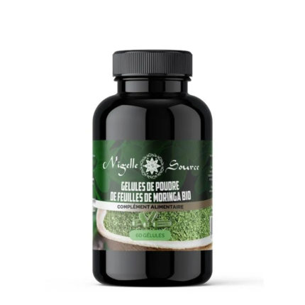 Gélules de Poudre de Feuilles de Moringa BIO – Nigelle Source